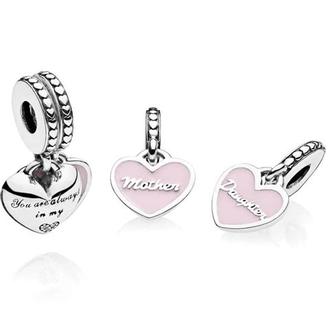 mom bracelet pandora|mother daughter hearts dangle charm.